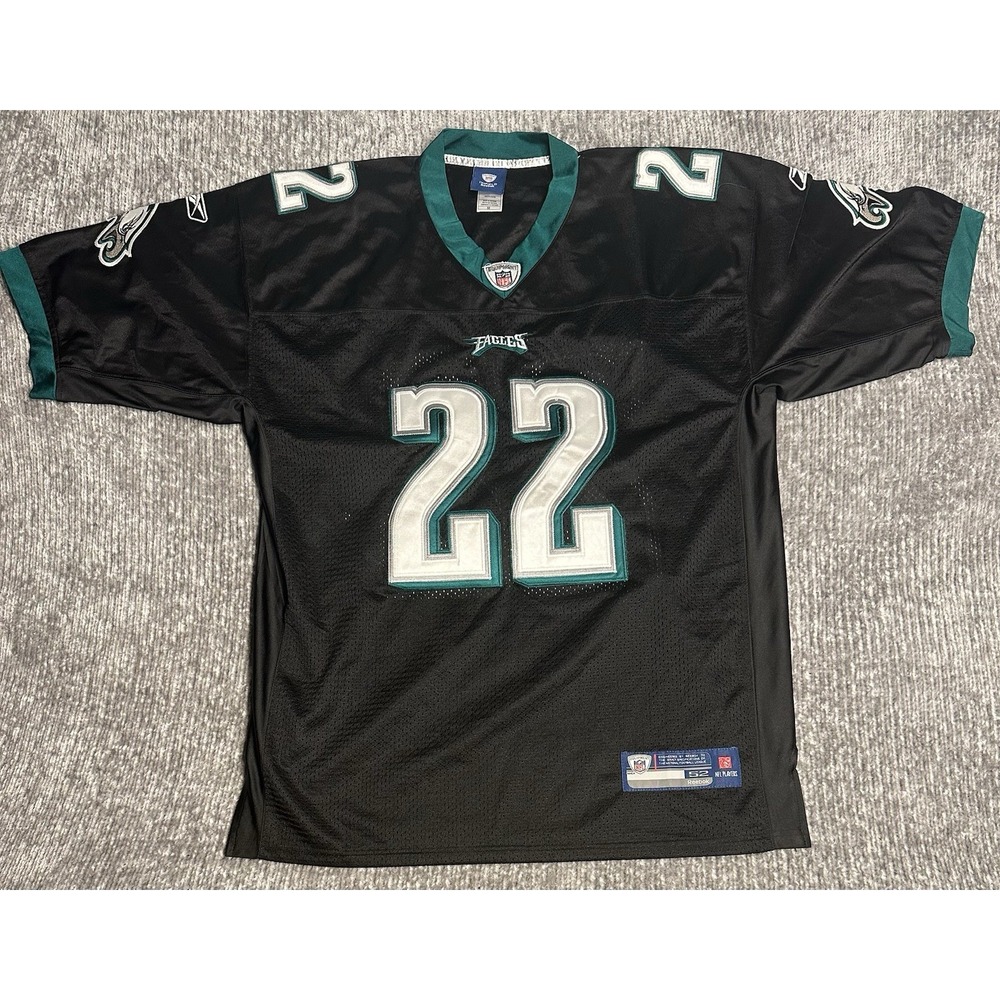 Philadelphia Eagles Asante Samuel #22 Stitched Jersey Reebok On Field Sz 52 Vtg
